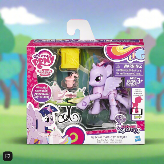 My Little Pony Princess Twilight Sparkle Reading Cafe Poseable Friendship Magic