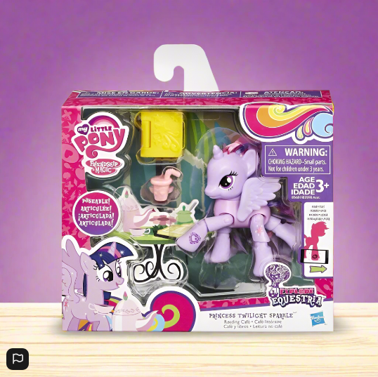 My Little Pony Princess Twilight Sparkle Reading Cafe Poseable Friendship Magic