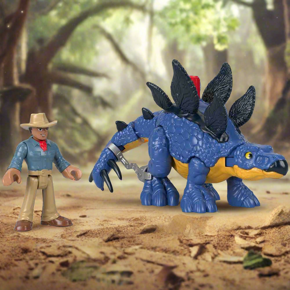 Imaginext Jurassic World Dominion Stegosaurus Dinosaur Figure