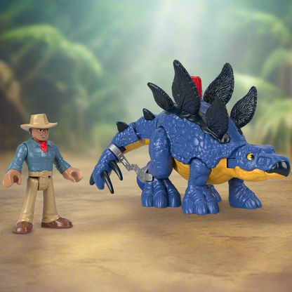 Imaginext Jurassic World Dominion Stegosaurus Dinosaur Figure