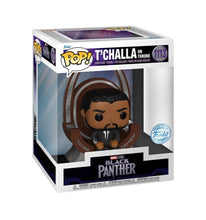 Načíst obrázek do prohlížeče Galerie, Funko POP! Vinyl Deluxe 1113: Black Panther - T’Challa on Throne Special Edition