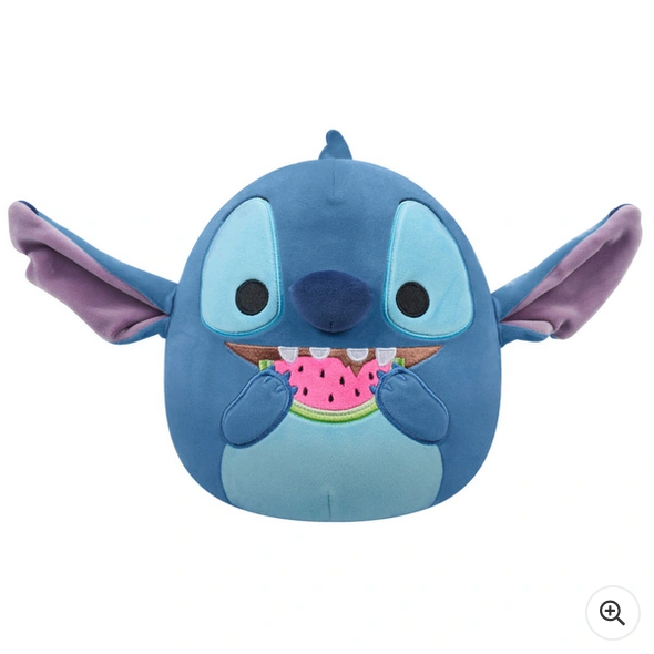 Original Squishmallows Disney 25cm Stitch With Watermelon Plush - Little Ultrasoft