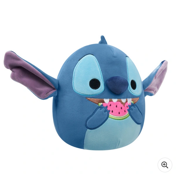 Original Squishmallows Disney 25cm Stitch With Watermelon Plush - Little Ultrasoft