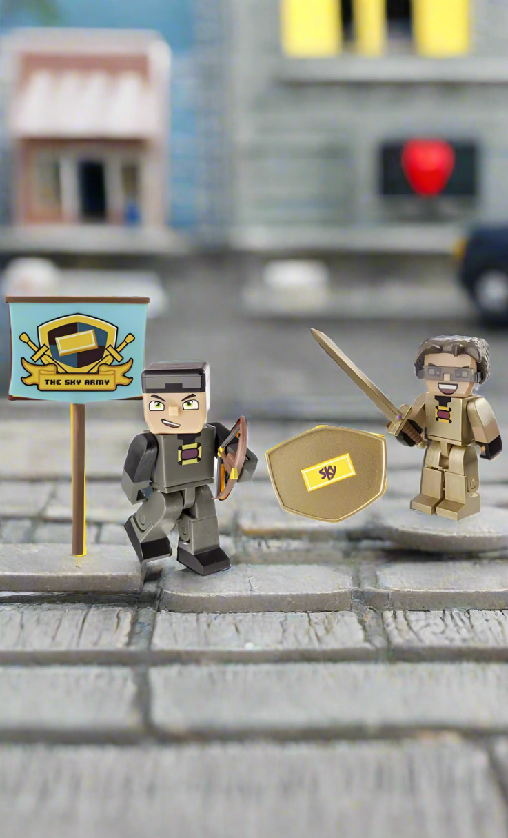 Tube Heroes - Sky Hero - Pack Mini Collectible Action Figure and Accessory