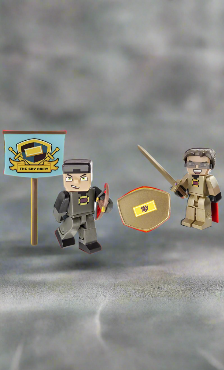 Tube Heroes - Sky Hero - Pack Mini Collectible Action Figure and Accessory