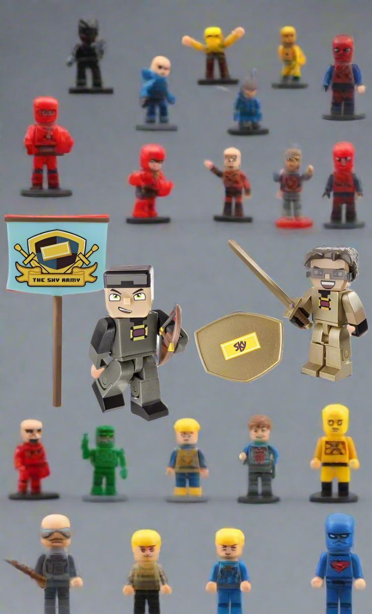 Tube Heroes - Sky Hero - Pack Mini Collectible Action Figure and Accessory