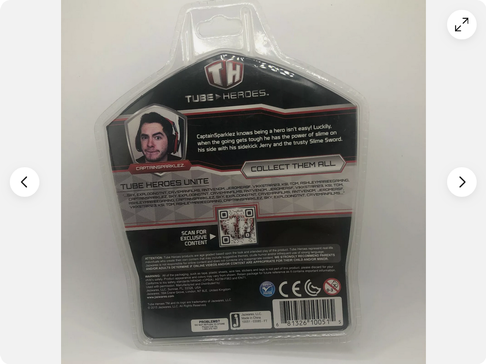 Tube Heroes Gaming CaptainSparklez Action Figure