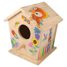 Paint Your Own Birdhouse Creativity Set