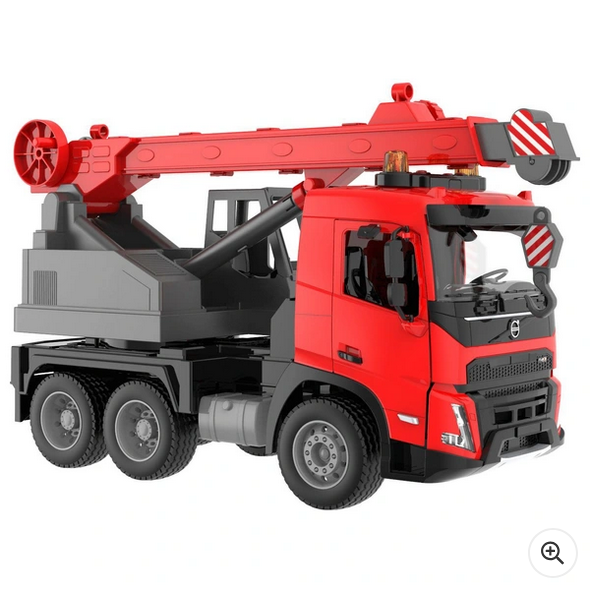 1:20 Volvo Lights and Sounds Manual Crane Truck