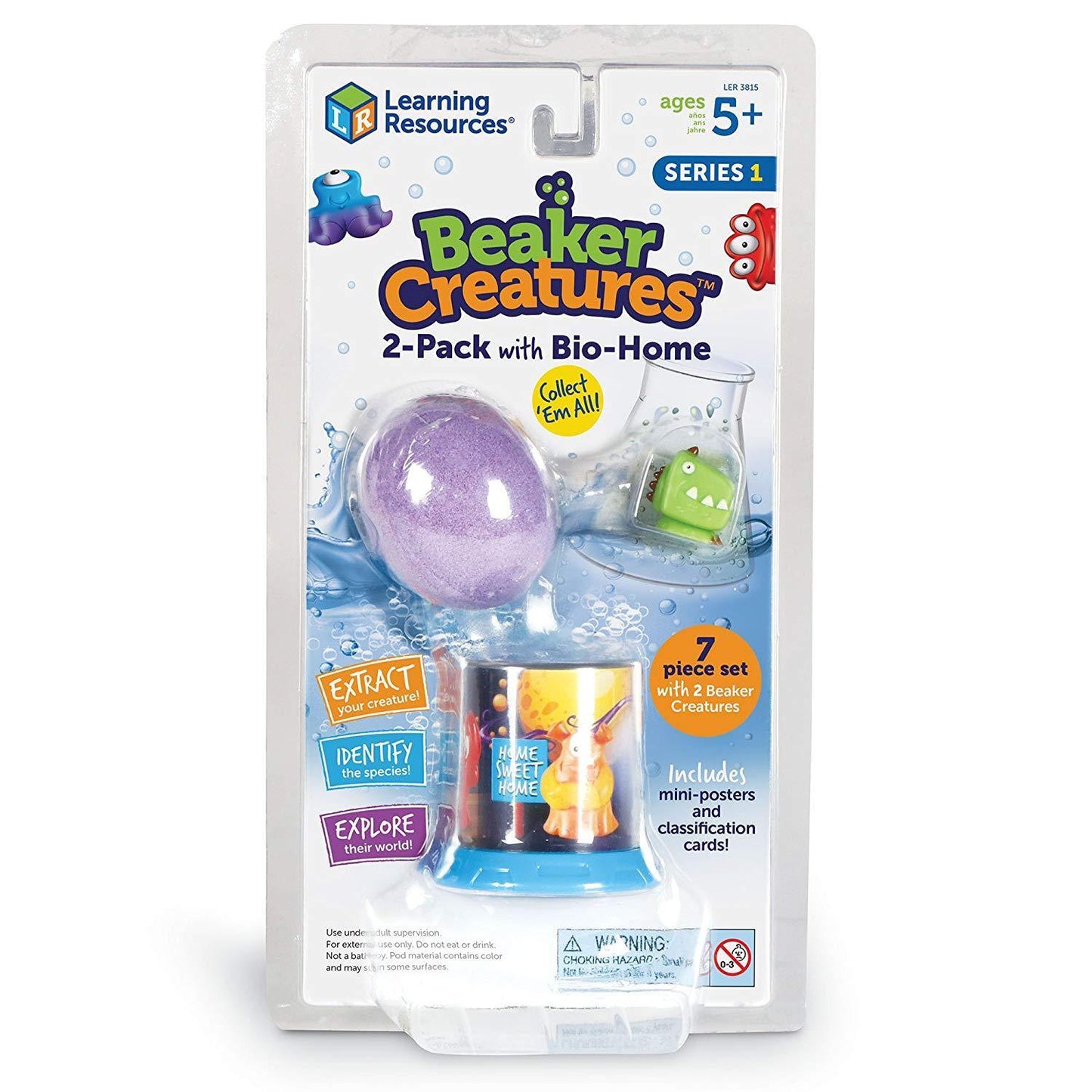 Beaker Creatures 2 Pack With Bio Home Series 1 By Learning Resources Various Styles 1 Supplied