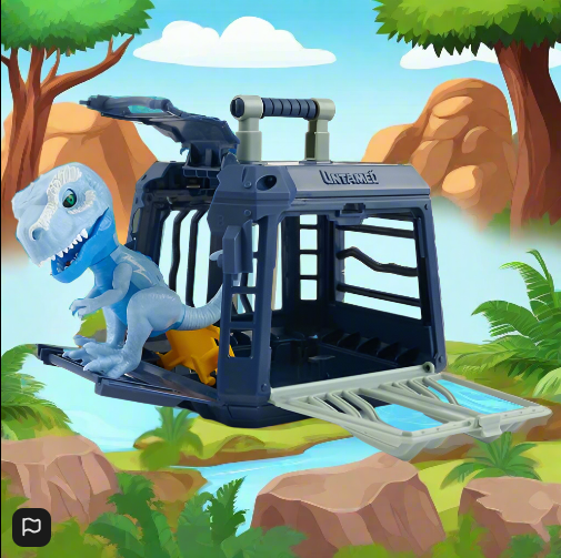 Untamed Jailbreak Playset with Interactive T-Rex Dinosaur