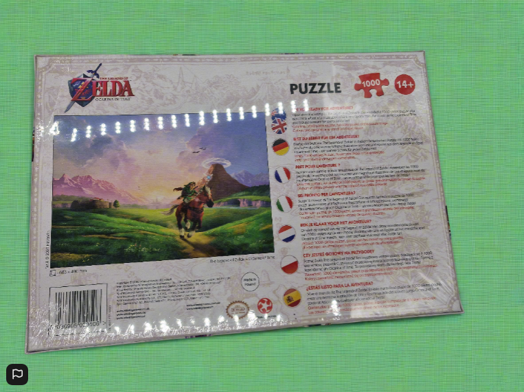 The Legend of Zelda Ocarina of Time 1000 Piece Jigsaw Puzzle