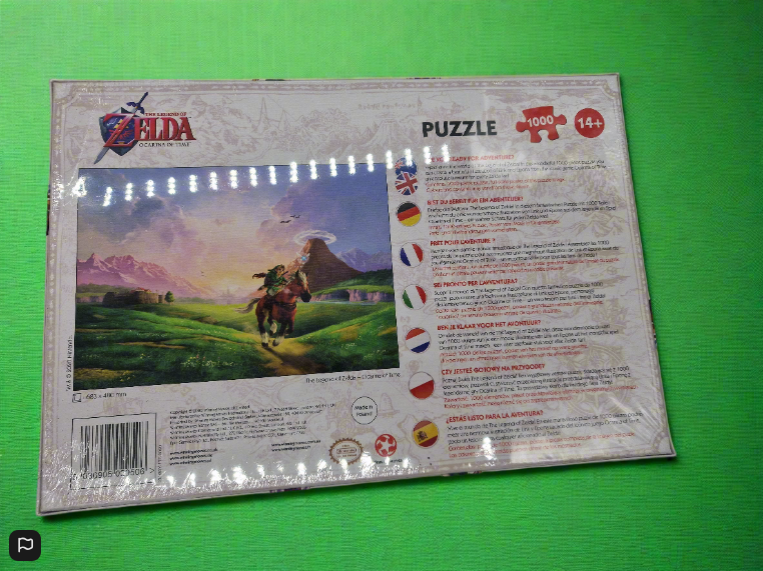 The Legend of Zelda Ocarina of Time 1000 Piece Jigsaw Puzzle