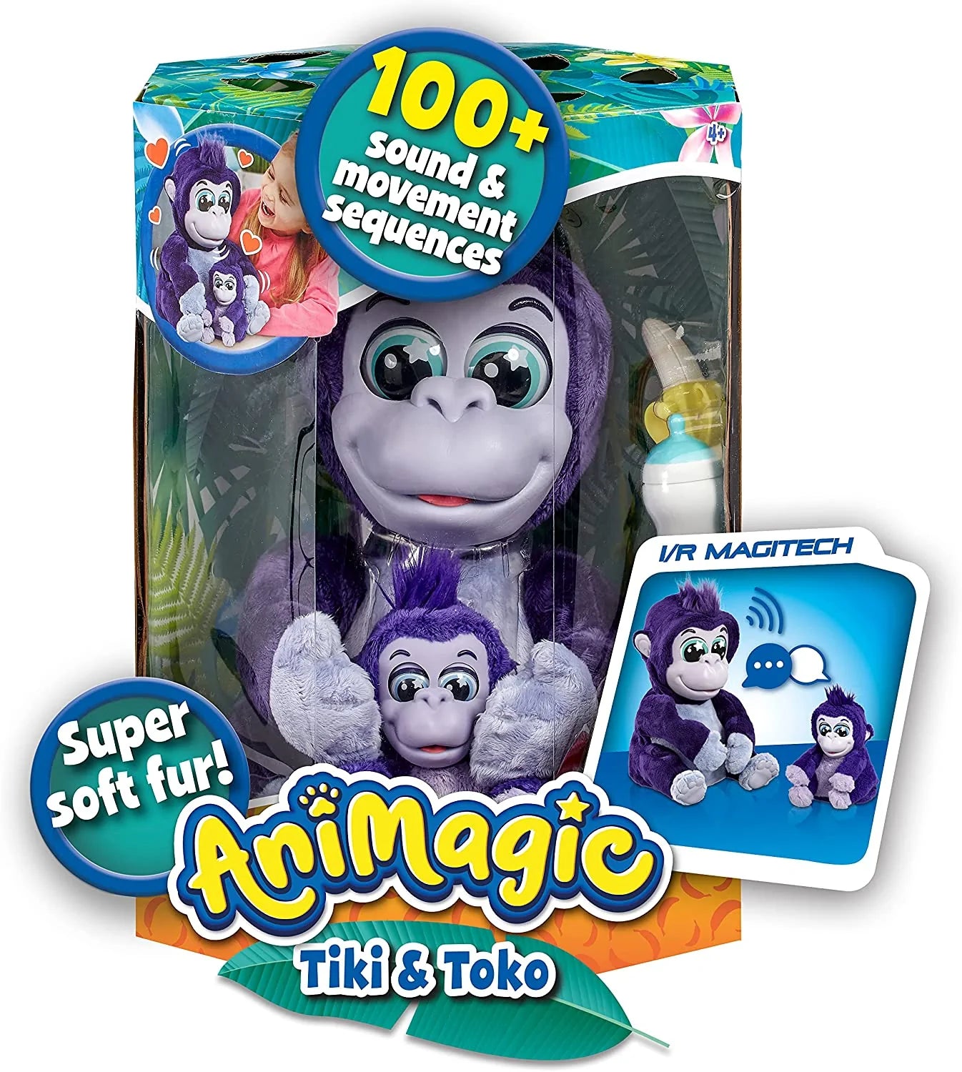 Animagic Tiki & Toko Interactive Gorillas