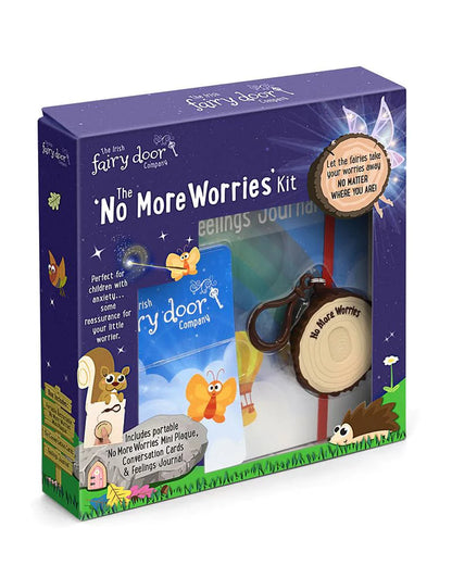 Irish Fairy Door No More Worries Kit Magical Anxiety Comfort Kids Gift NEW