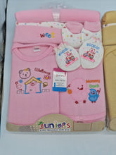 Načíst obrázek do prohlížeče Galerie, 8 Piece Baby Blanket And Clothing Set Blue Neutral Or Pink