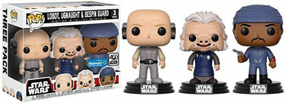 Funko Pop filmy Starwars Lobot Ugnaught &amp; Bespin Guard 3 Figure Pack