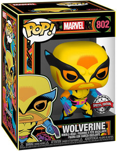 Funko POP! Marvel Trička X-Men – Wolverine (Blacklight) POP (Tee: střední velikost pro dospělé)