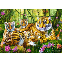 Načíst obrázek do prohlížeče Galerie, Trefl Family Of Tigers 500 Pieces puzzle Premium Quality