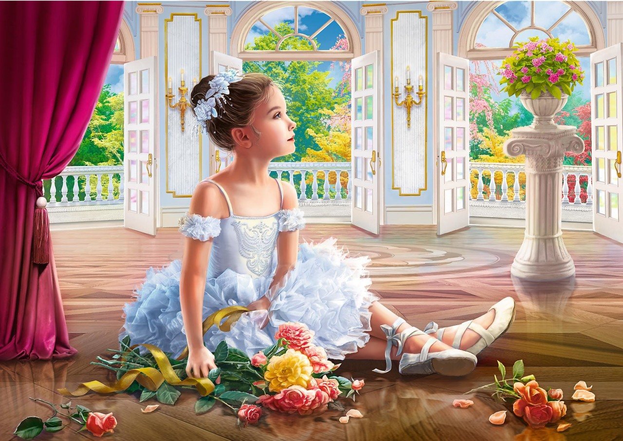 Trefl Little Ballerina 500 Pieces Puzzle Premium Quality