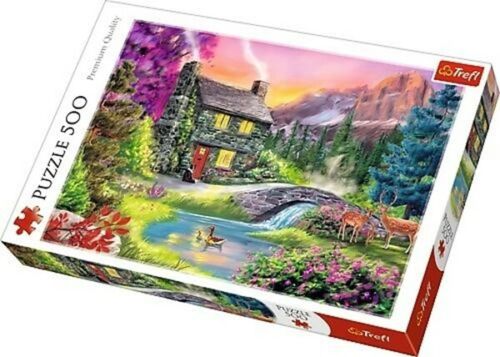 Trefl Mountain Idyll 500 dílků puzzle prémiové kvality