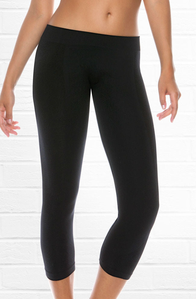 Control Body 610253 3/4 Length Sports Leggings Nero