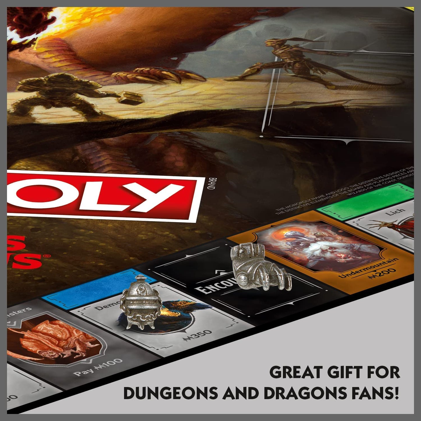 Monopoly Dungeons and Dragons  Board Game