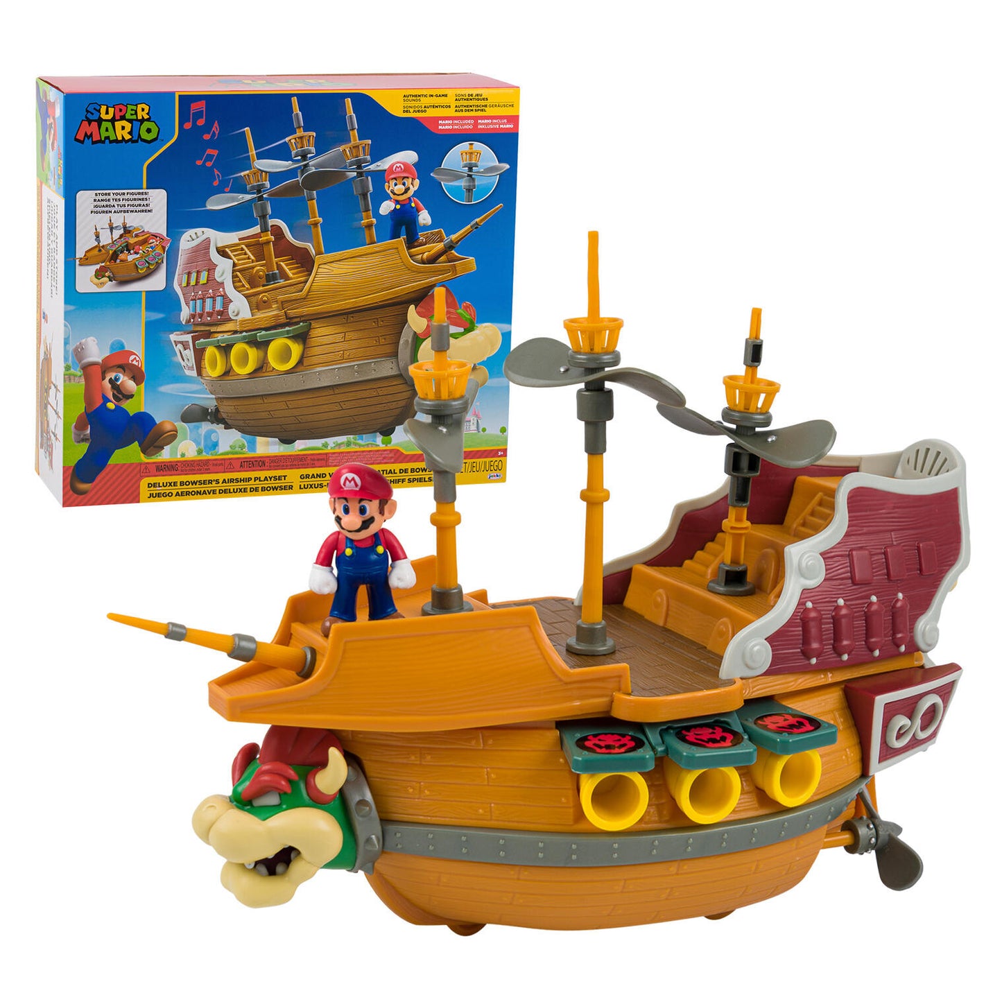 Nintendo Super Mario Deluxe Bowser's Airship Playset