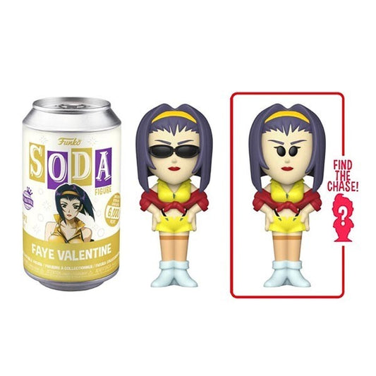 Funko POP! Vinyl Soda: Cowboy Bebop Faye Valentine with Possible Chase Figure