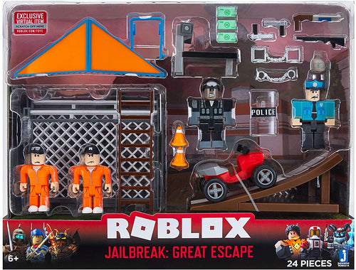 Roblox Jailbreak Great Escape Exkluzivní virtuální 24dílná herní sada 