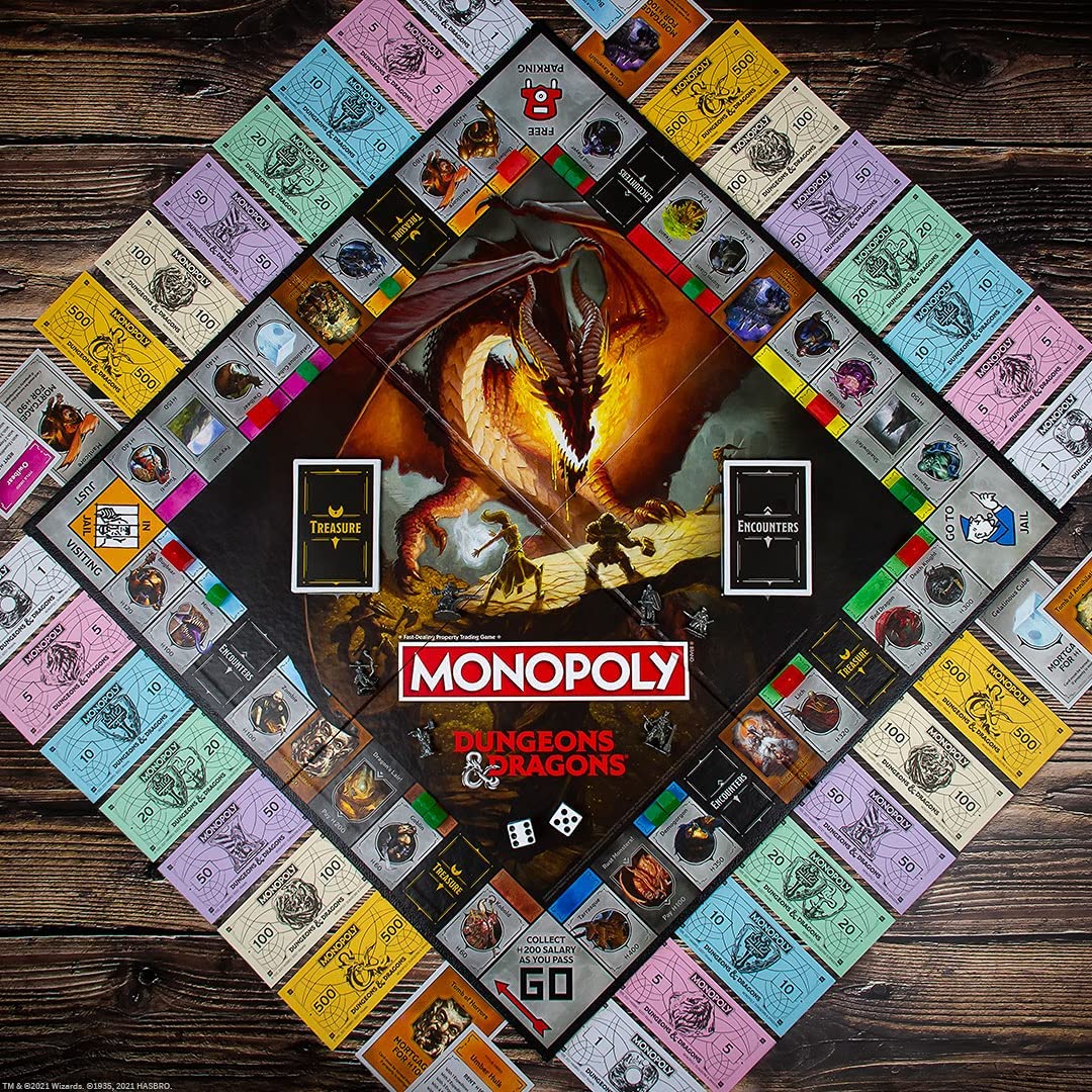 Monopoly Dungeons and Dragons  Board Game