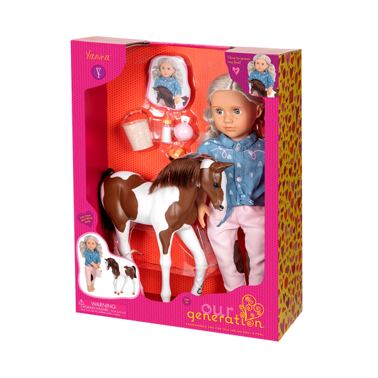 Our Generation Doll Yanira with Pet Foal Set