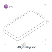 Load image into Gallery viewer, Baby Elegance Eco Fibre Cot Mattress 120x60cm