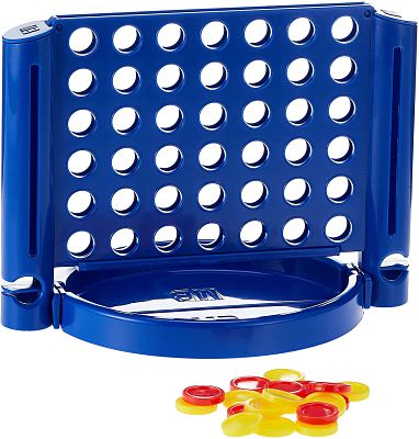 Connect 4 Grab and Go Game - Travel Game Size