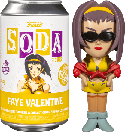 Funko POP! Vinyl Soda: Cowboy Bebop Faye Valentine with Possible Chase Figure