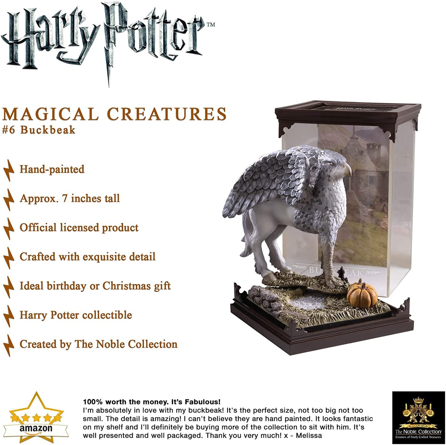 The Noble Collection Harry Potter Magical Creatures: No.6 Buckbeak