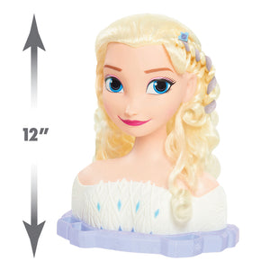 Stylingová hlava Disney Frozen Deluxe Elsa