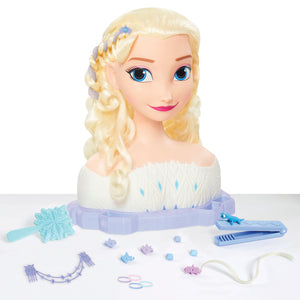 Stylingová hlava Disney Frozen Deluxe Elsa