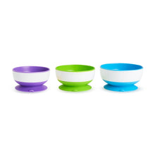 Load image into Gallery viewer, Munchkin Stay Put Suction Bowls 3Pk