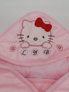 Swaddle Me měkká polstrovaná růžová deka Kitty 6 měsíců