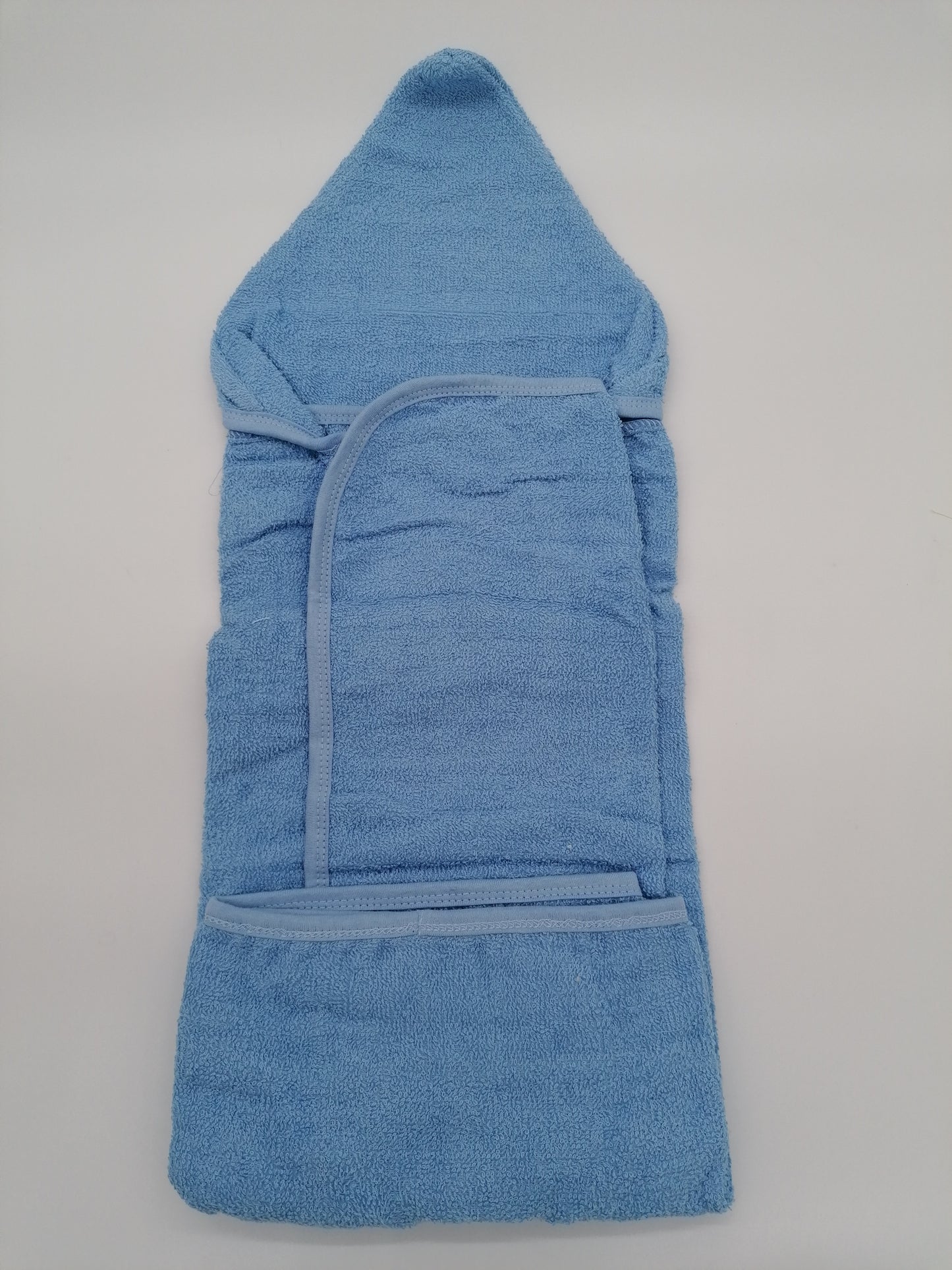 Baby Bath Towel Blue Cloud