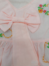 Načíst obrázek do prohlížeče Galerie, Pěkné dívčí vyšívané bavlněné šaty s kalhotami délka 15 palců (40 cm) 2 barvy