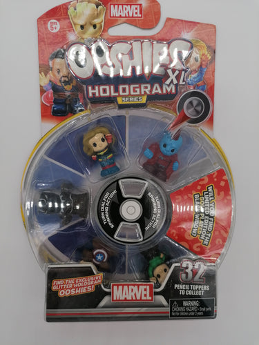 Ooshies Marvel Hologram XL 6 Pack Najděte exkluzivní třpytivý hologram!