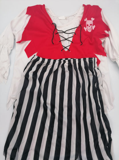 Strašidelný kostým pro děti Pirát od 11 let (130-140 cm)