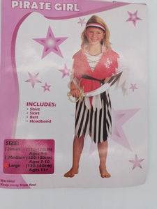 Strašidelný kostým pro děti Pirát od 11 let (130-140 cm)
