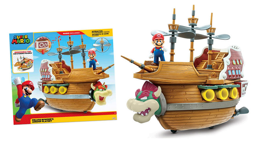 Nintendo Super Mario Deluxe Bowser's Airship Playset