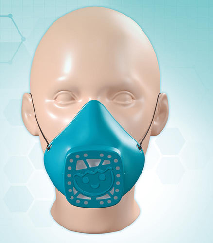 Velká tyrkysová maska ​​na nos a ústa Playmobil