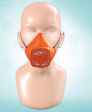 Načíst obrázek do prohlížeče Galerie, Playmobil maska ​​na nos a ústa oranžová - malá
