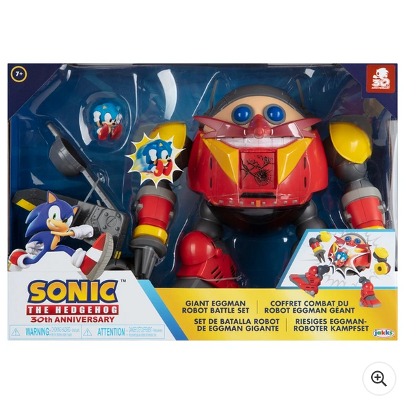 Sonic  – Giant Eggman Robot Battle Action Figure Set