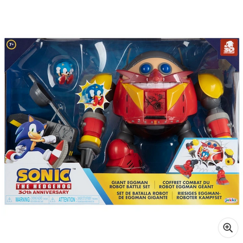 Sonic The Hedgehog – Sada akčních figurek obřího robota Eggman